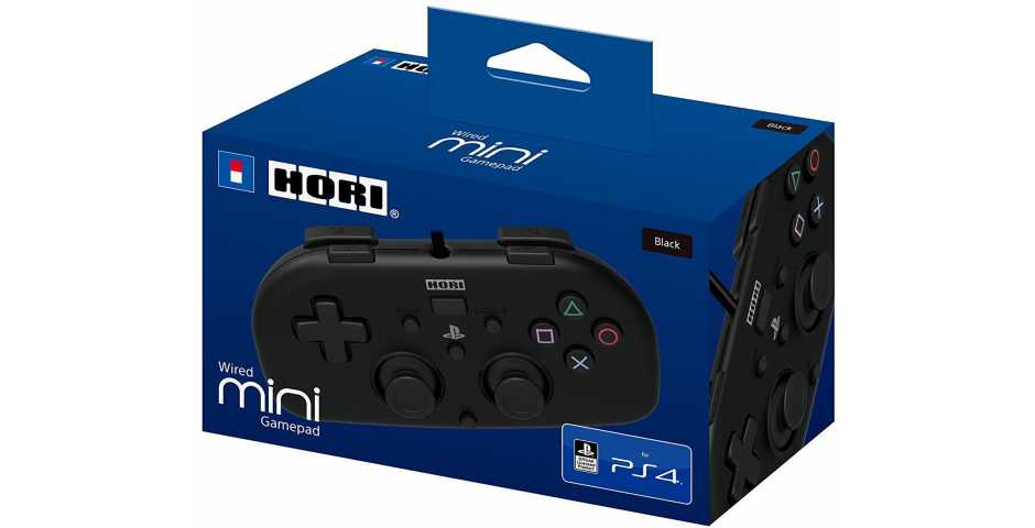 HORI Wired MINI Gamepad Black [PS4]